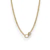 Alexie Of Athens Women's Gold Serpentine Charm & Bead Box Chain