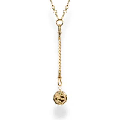 Alexie Of Athens Women's Gold Tria Convertible Serpent Necklace