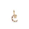 Alexie Of Athens Women's Pink / Purple Dreamcatch Clip On Moon Charm