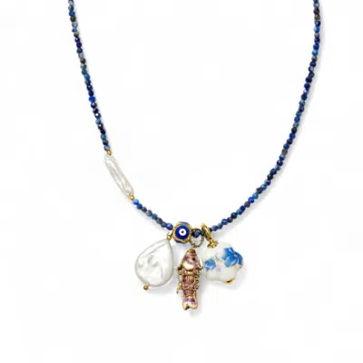 Alexie Of Athens Women's Voula Evil Eye Talisman Necklace