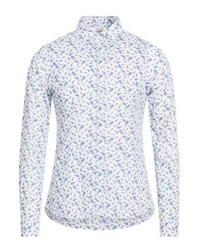 Alexingh Man Shirt Blue Size 17 ½ Linen