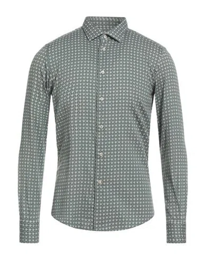 Alexingh Man Shirt Green Size 15 ¾ Cotton