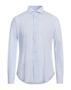Alexingh Man Shirt Light Blue Size 15 ½ Cotton, Elastane