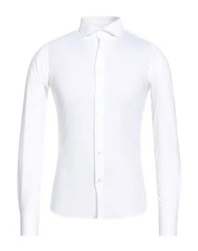 Alexingh Man Shirt White Size 15 Cotton, Elastane
