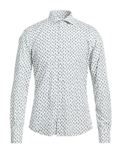 Alexingh Man Shirt White Size 17 ½ Cotton In Red