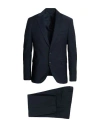 Alexingh Man Suit Midnight Blue Size 44 Wool, Polyester, Elastane