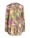 Alexingh Woman Shirt Green Size 6 Polyester In Green