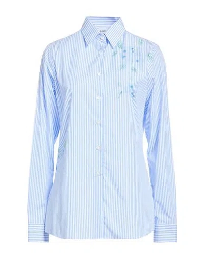 Alexingh Woman Shirt Light Blue Size 6 Cotton