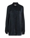 Alexingh Woman Shirt Navy Size L Polyester In Blue
