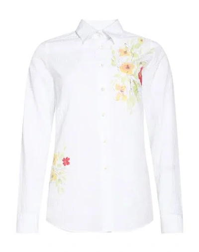 Alexingh Woman Shirt White Size 6 Cotton