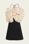 Alexis Aisha Ruffle Halter Mini Dress