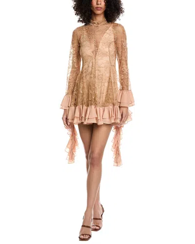 Alexis Aliya Mini Dress In Brown