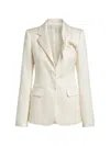 Alexis Altan Flap-pockets Blazer In White