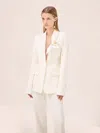 Alexis Altan Flap-pockets Blazer In White