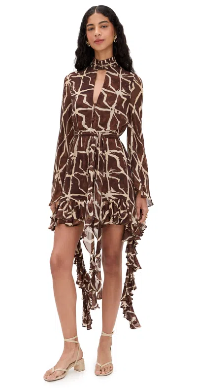 Alexis Amalia Dress Sable In Brown