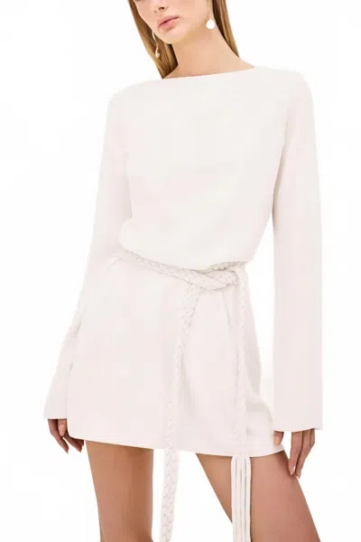 Alexis Angelie Dress In Ivory In White
