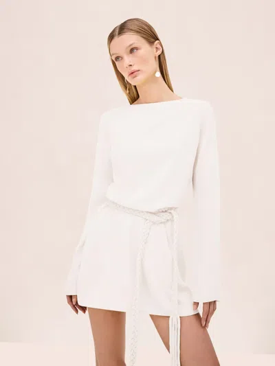 Alexis Angelie Dress In White