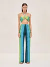 Alexis Annaliese Top In Blue Multi In Multi