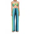 Alexis Annaliese Top In Blue Multi In Multi
