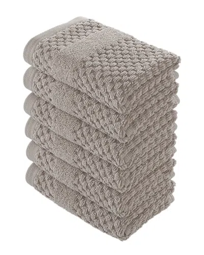 Alexis Antimicrobial Honeycomb Washcloth Pack Of 6
