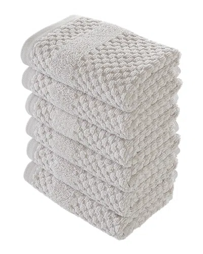 Alexis Antimicrobial Honeycomb Washcloth Pack Of 6