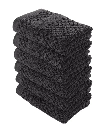 Alexis Antimicrobial Honeycomb Washcloth Pack Of 6