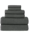 Alexis Antimicrobial Oxford 6pc Towel Set