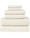 Alexis Antimicrobial Oxford 6pc Towel Set