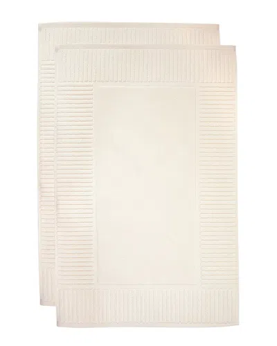 ALEXIS ALEXIS ANTIMICROBIAL OXFORD BATH MAT