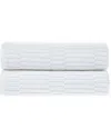 Alexis Antimicrobial Oxford Bath Sheet, Pack Of 2