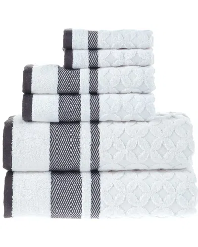 ALEXIS ALEXIS ANTIMICROBIAL WESTPORT 6PC TOWEL SET