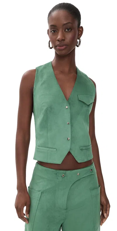 Alexis Aquila Vest Evergreen In Green