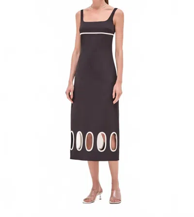 Alexis Ares Midi Dress In Black