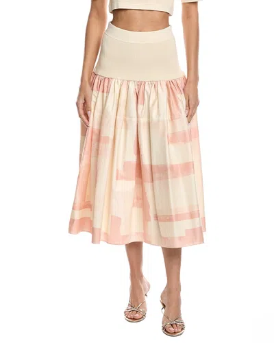 Alexis Arnette A-line Skirt In Neutral
