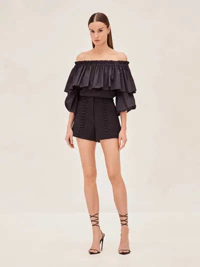 Alexis Arosa Top In Black