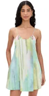 Alexis Astrid Dress Aurora Green In Green