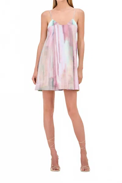 Alexis Astrid Dress In Aurora Pink In Multi