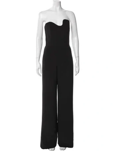 Pre-owned Alexis Asymmetrical Jumpsuit In Blue