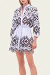 Alexis Atarra Mini Dress In Blue In Multi