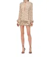 Alexis Hilana Ruffled Polka-dot Crepe Midi Dress In Multi
