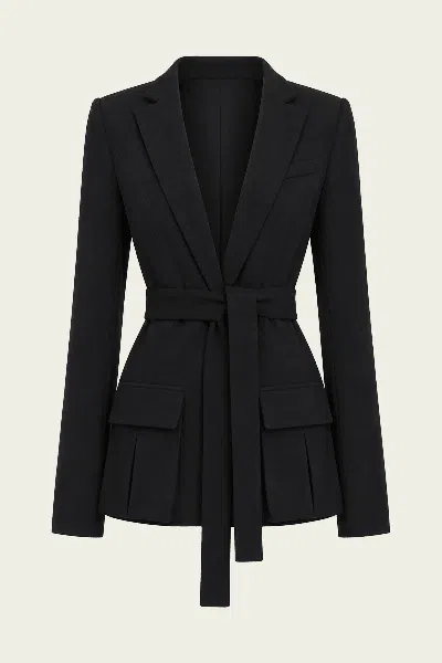 Alexis Bartan Jacket In Black