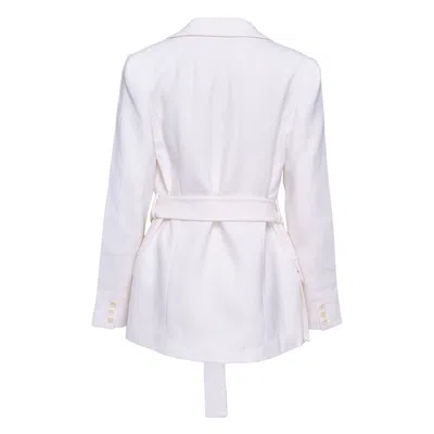 Alexis Bartan Jacket In White
