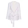 Alexis Bartan Jacket In White