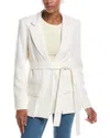 Alexis Bartan Wool Jacket In White