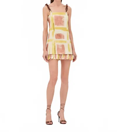 Alexis Beleza Short Dress In Yellow