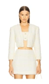 Alexis Benning Jacket In Ivory In 象牙白