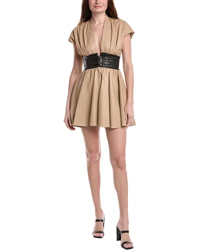 Alexis Berlin Mini Dress In Neutral