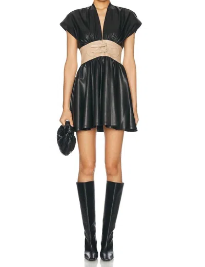 ALEXIS BERLIN SHORT DRESS IN BLACK