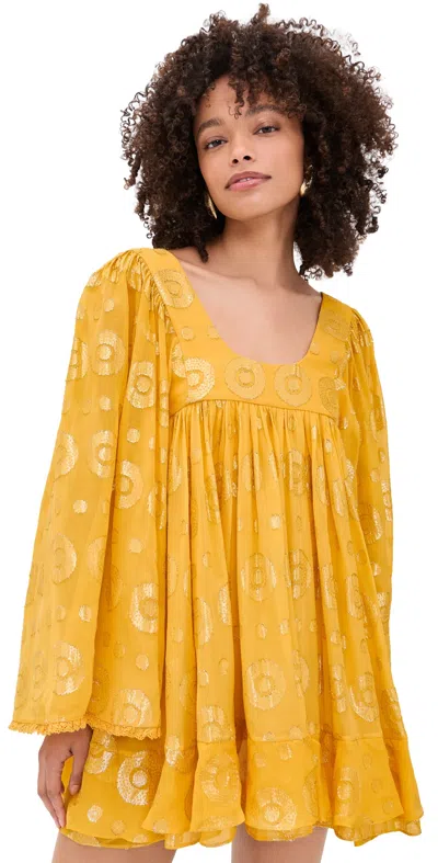 Alexis Beverly Dress Marigold In Yellow