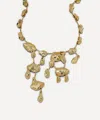 Alexis Bittar 14ct Gold-plated Brut Mosaic Cascade Necklace In Gold